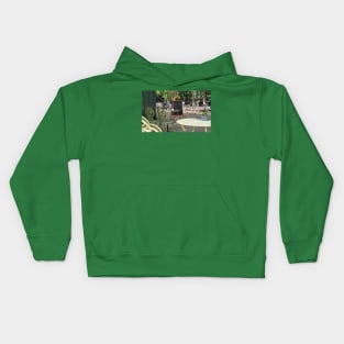 Paris Luxembourg Gardens Cafe Kids Hoodie